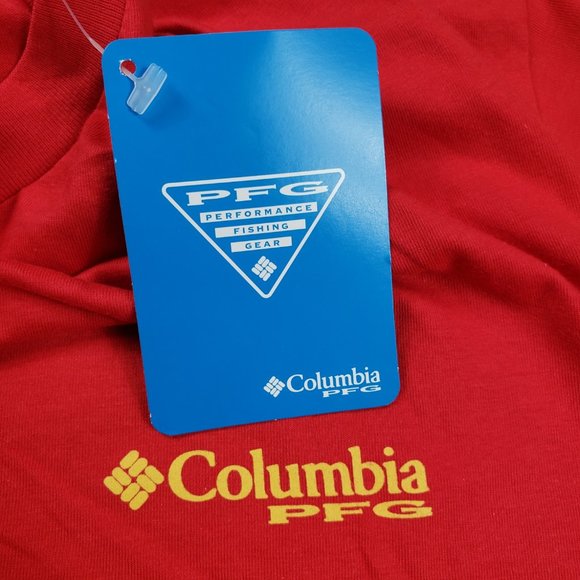 COLUMBIA PFG MEN REDT-SHIRT SIZE XL - Picture 8 of 8